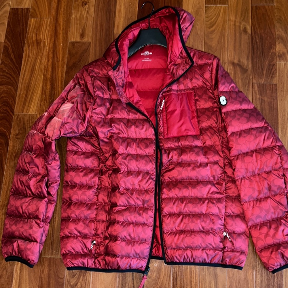 COACH XL red jacket